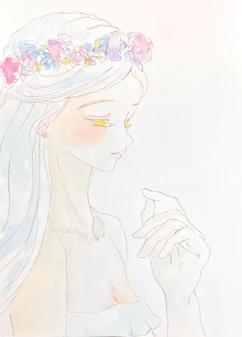 自分にもっとやさしくなってもいいのよ。
-Adrienne Cecile Rich-
#イラスト #水彩画 #絵描きさんと繫がりたい #art #illustration #Watercolor 