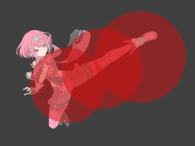 ホムラの空Nのイラストです #スマブラSP #ゼノブレイド2 
