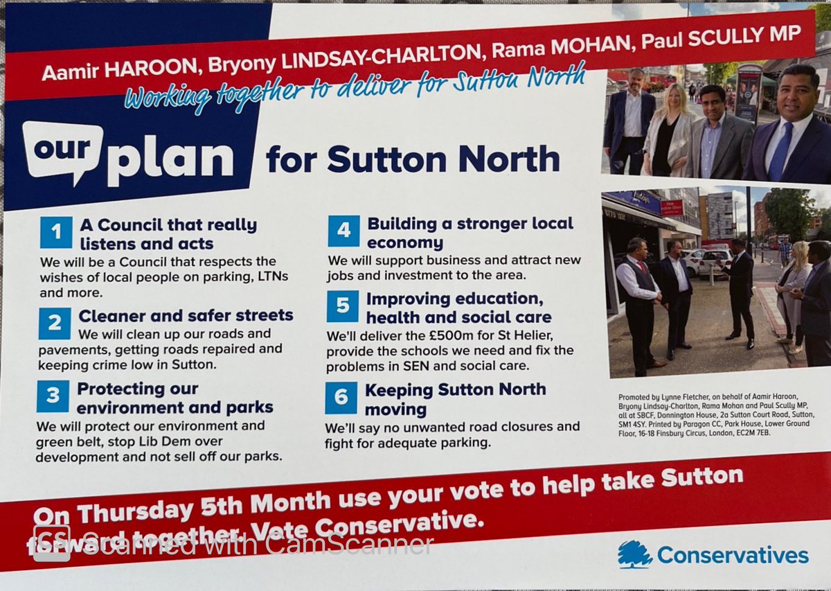 iamaamirharoon's tweet photo. Sharing our plan with residents in #SuttonNorth this morning
🔵 A council that really listens & acts
🔵 Cleaner & safer streets
🔵 Protecting our environment & parks
🔵 Building a strong local economy
🔵 Improving education, health & social care
🔵 Keeping Sutton North moving https://t.co/GBReXlKXvR
