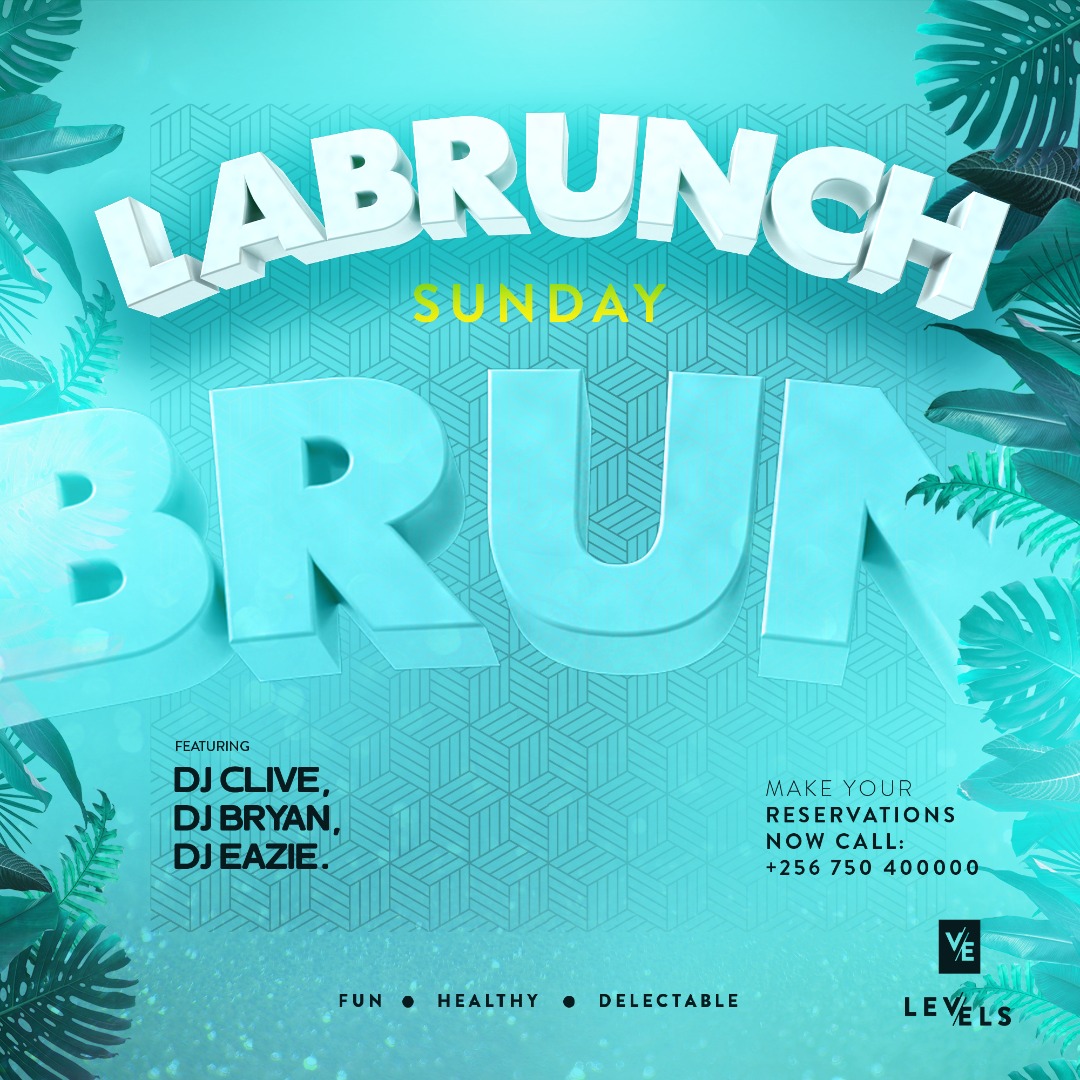 Levels_Ug's tweet photo. All Sunday chill you need... Good music and great food with friends or family at #LaBrunch.

Music by DJ Clive, DJ Bryan and DJ Eazie.

Call 0750 400 000 for bookings and reservations. https://t.co/oop83s07Ea