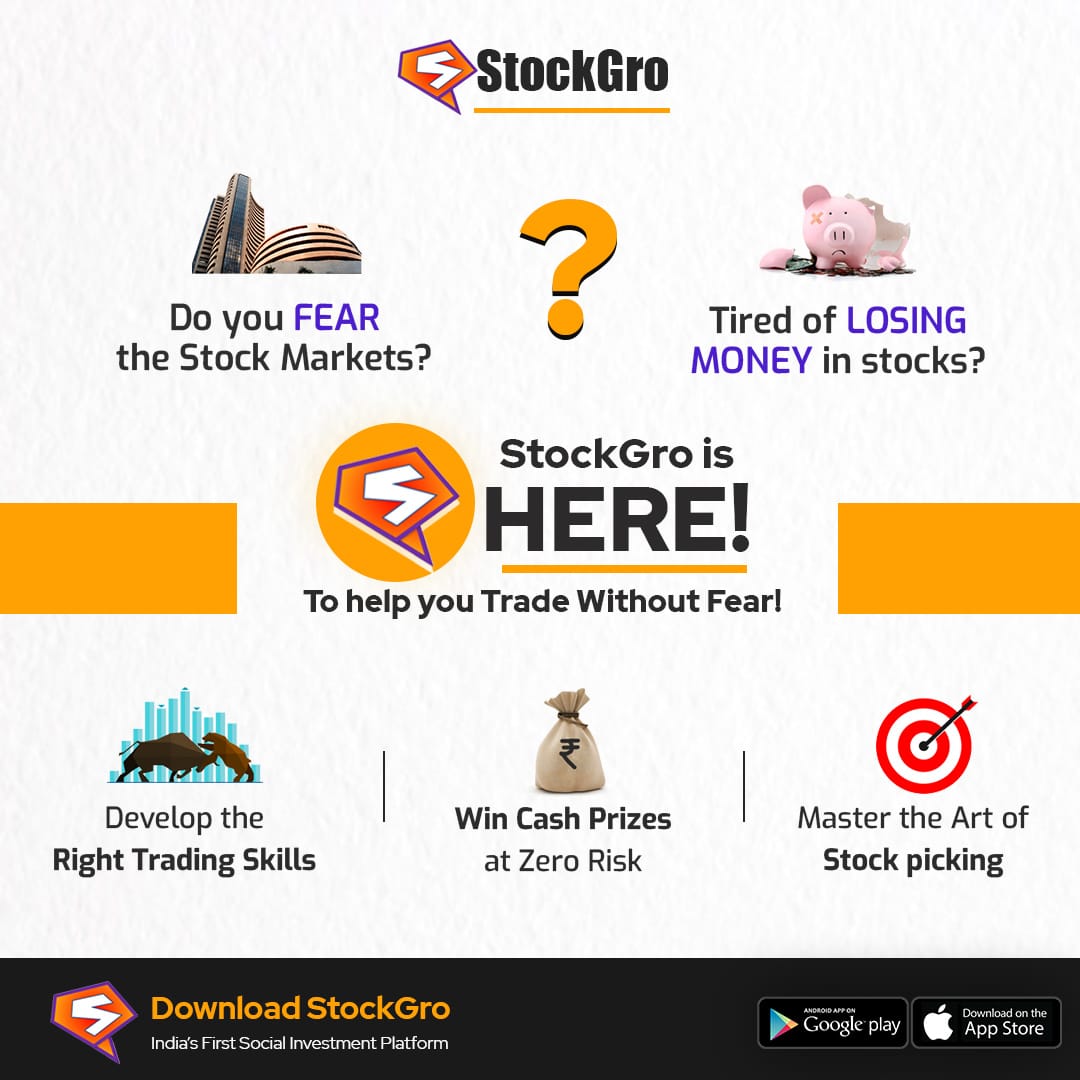 cevsvnit's tweet photo. StockGro (@stockgro) is India’s go-to platform to learn the Art of Trading &amp; Investing. Here is how. 
You can :-
Practice real-time Trading or Investing &amp; Participate in leagues to win cash prizes 🤑
Learn from a community of Industry Experts &amp; Master their winning strategies 👫🏻 https://t.co/8iCnLDnXEq