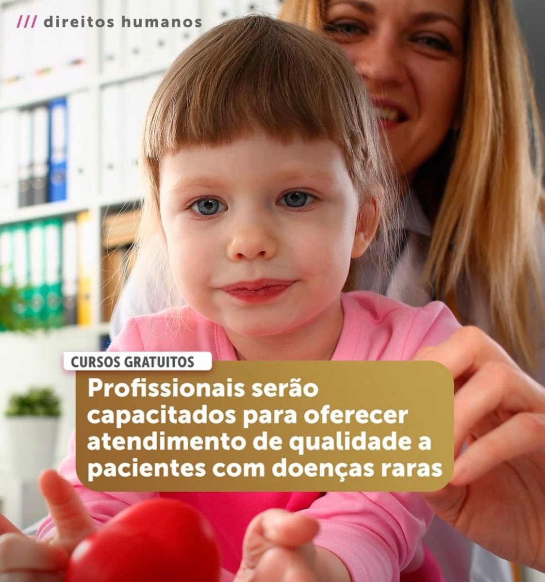 jairbolsonaro's tweet photo. - O @mdhbrasil , em parceria com a Universidade Federal do Maranhão, lançou o Programa de Capacitação e Informação em Doenças Raras. A iniciativa recebeu o investimento de R$ 1,1 milhão para garantir atendimento especializado por meio da oferta de conteúdos de referência. https://t.co/3TOINy66nO
