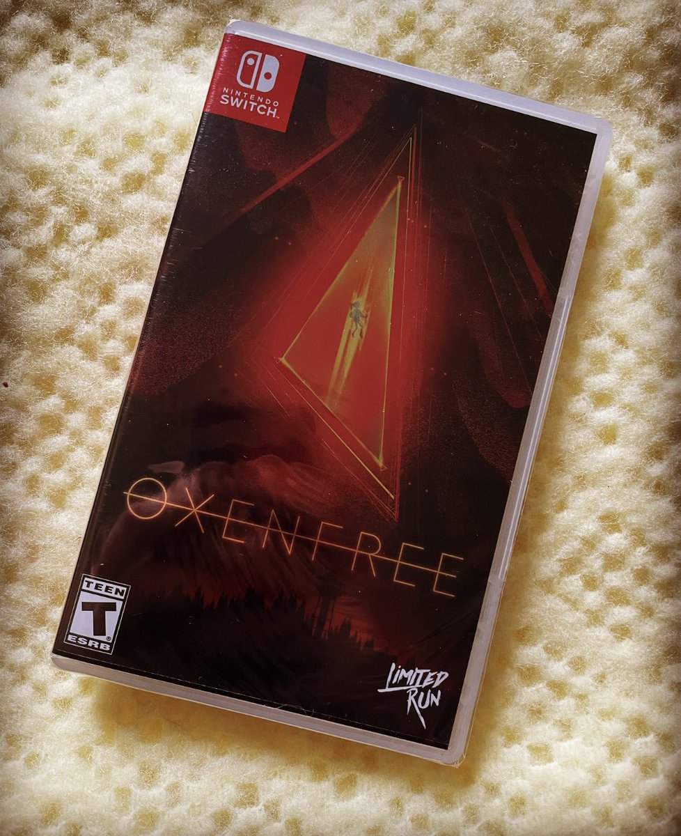 iplaygames_64's tweet image. Oxenfree is number 010 in the switch Limited run games collection and I love it so much #oxenfree #limitedrungames #NintendoSwitch