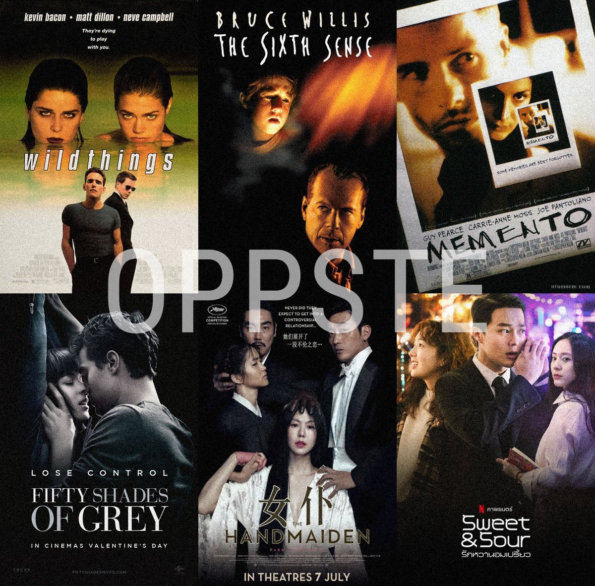 variablefilm's tweet image. If you've liked these 6 movies, you'll love this one.
หากคุณเคยชอบหนัง 6 เรื่องนี้ คุณจะรักหนังเรื่องนี้
#OPPSTE (ออพ-โพ-สิท)
Plot Twist / Mystery / Suspense / Erotic / Sci-fi
The first project of Variable Film by NFT raise fund
#nft #indiefilm