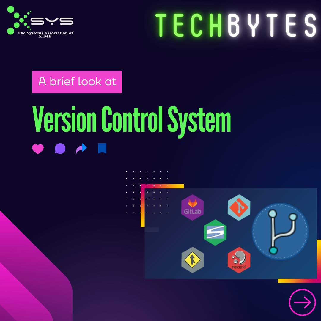 XSYS_XIMB's tweet image. Techbytes #Version Control System
A group of systems in charge of handling modifications to computer programs, papers, substantial web pages, and other data sets.
Check out this post to know more!!
#vcs #versioncontrolsystem #software #tech #systems #xsys