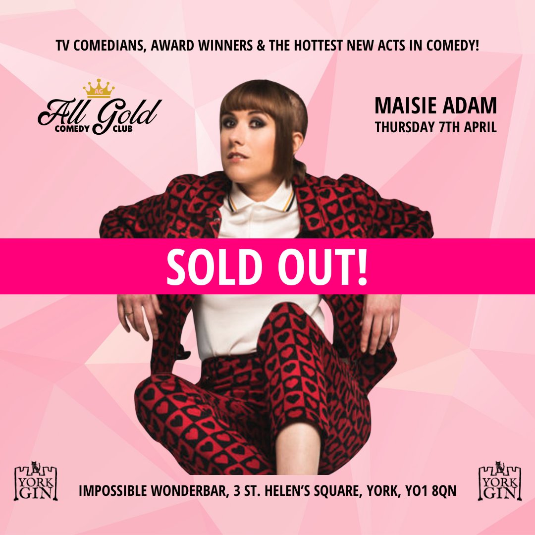 All Gold Comedy Club York tweet media