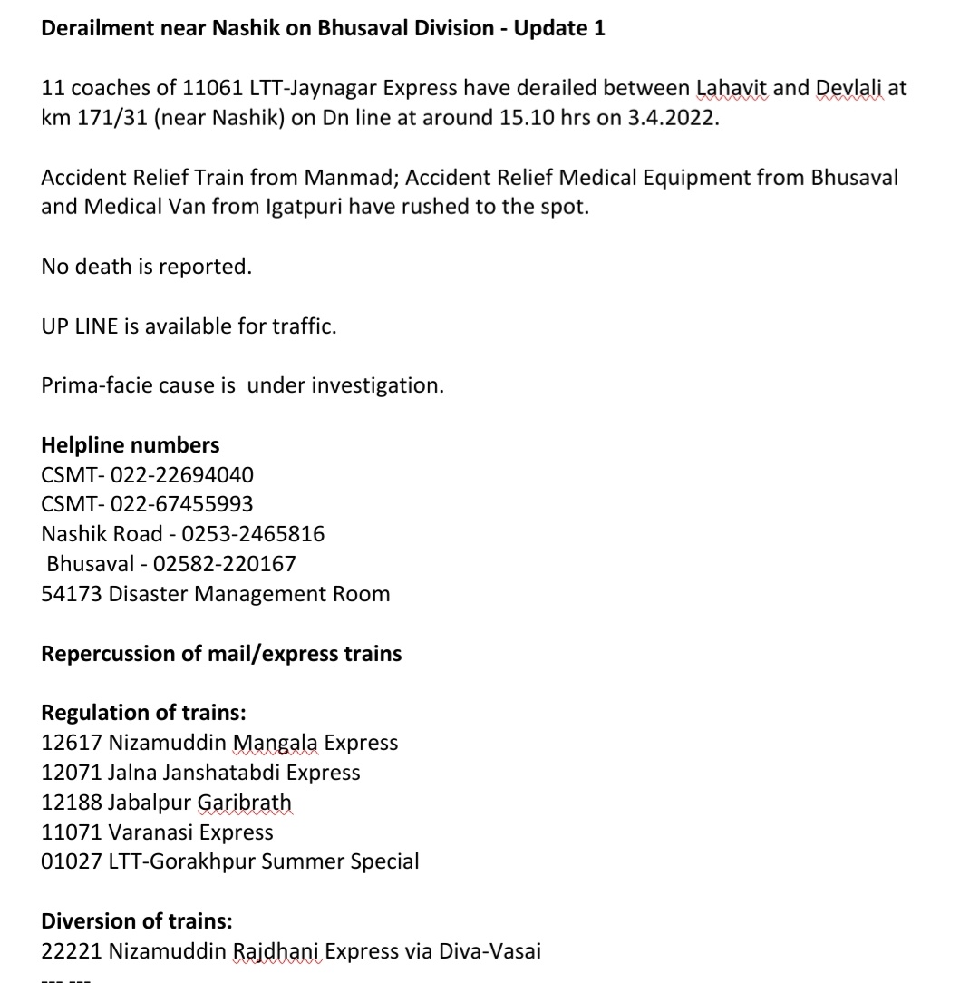 Central Railway tweet media
