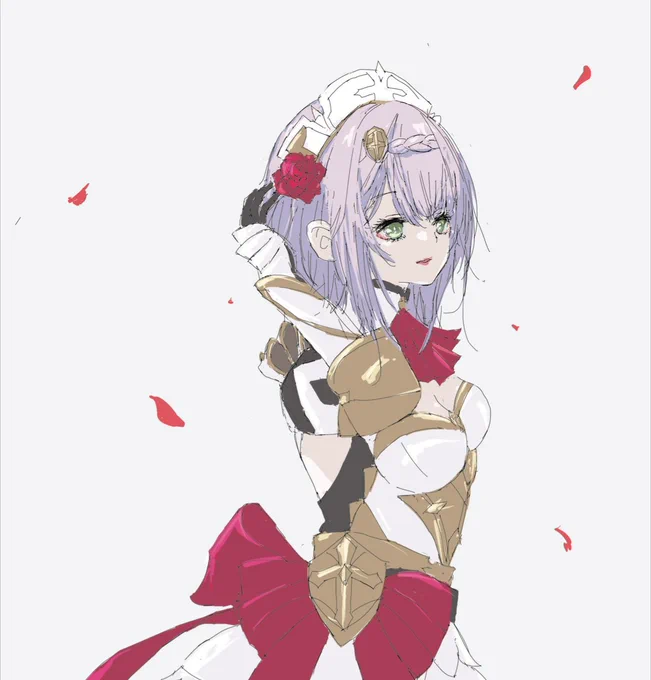 取り敢えずノエル使う#落書き#原神 #GenshinImpact #ノエル #Noelle #诺艾尔 