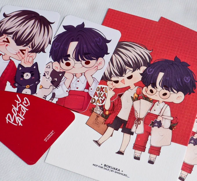 preview | giveaway
bokuaka day

- postcard 1 ea 
- photocard 2 ea
1 set / คน (มี 45 set)
- acrylic standee 2 ea (สุ่ม)
ㅡㅡㅡㅡㅡ

🌷 ลงลิ้งค์ google form
วันที่ 5 เมษา 19.45 น.

🌷 ครบ 45 คนจะปิดฟอร์มทันที

ㅡㅡㅡㅡㅡ
ต้องออกค่าส่งเองคนละ 35 บาท
ใครสนใจไว้มารับน้องได้นะคะ 🙆🏻❤️ 