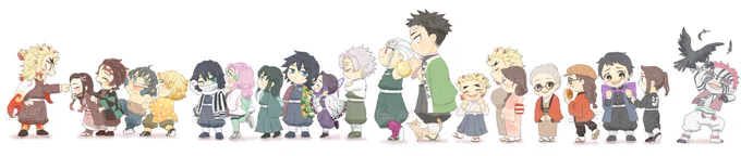 # 引用RTで絵をあげて5人指名してバトンでお気に入りの絵を載せる
めふこさんバトンありがとうございます💕
結構気に入ってるものはこちらですかね!

①着物も似合ってしまう罪深き男
②歴代ハロ/ウィン/コス
③もぐもぐ煉さんアソート
④集中👇の行列 