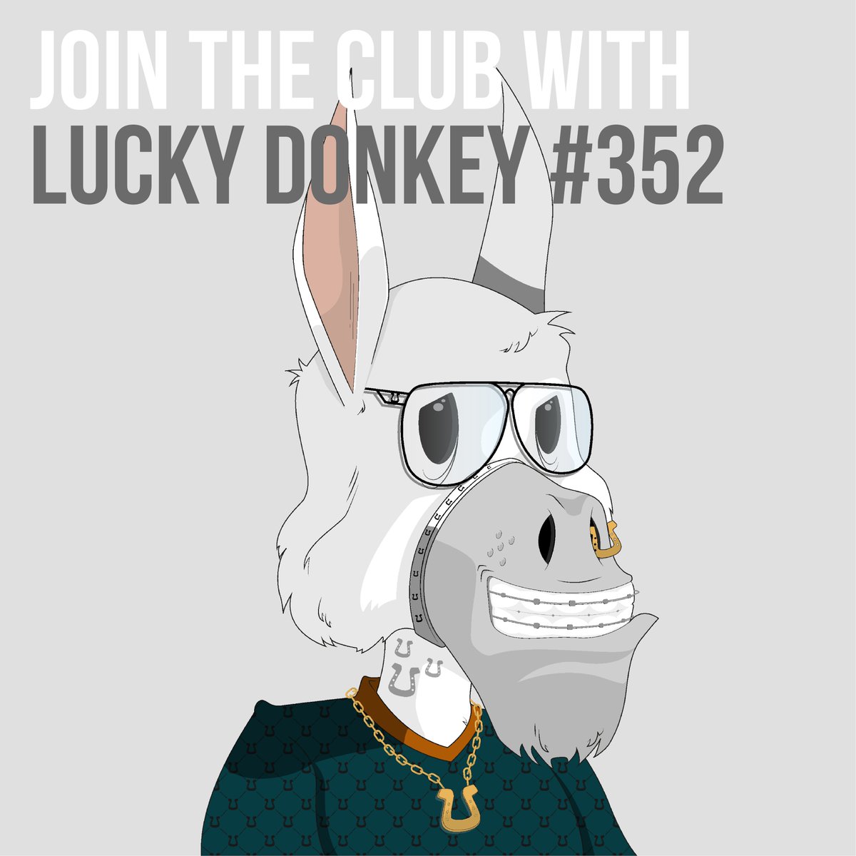 Don't miss out! Join the club today on <a href="/opensea/">OpenSea</a>
Get lucky with Lucky Donkey #352 🍀
Visit opensea.io/collection/luc…

#nft #nfts #NFTdrop #NFTCommmunity #nftcollectors #NFTartists #NFTProject #Ethereum #Etherum #ETH #OpenSeaNFT #Polygon #PolygonNFT #Bitcoin