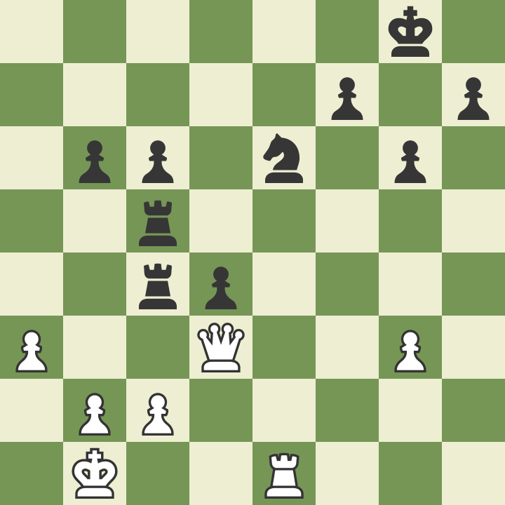 chesscom_es's tweet photo. ¿Cómo rematarías esta partida con las piezas blancas que constituye el #problema de #ajedrez diario de hoy?

https://t.co/016oT4hzk6 https://t.co/dcBX1w4KJe