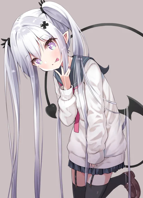 最近知ってくれた方向けに改めて。白髪教信者のイラストレーターです😇8児(V)のママでもあります。よろしくお願いします!(娘紹介はツリーで) 
