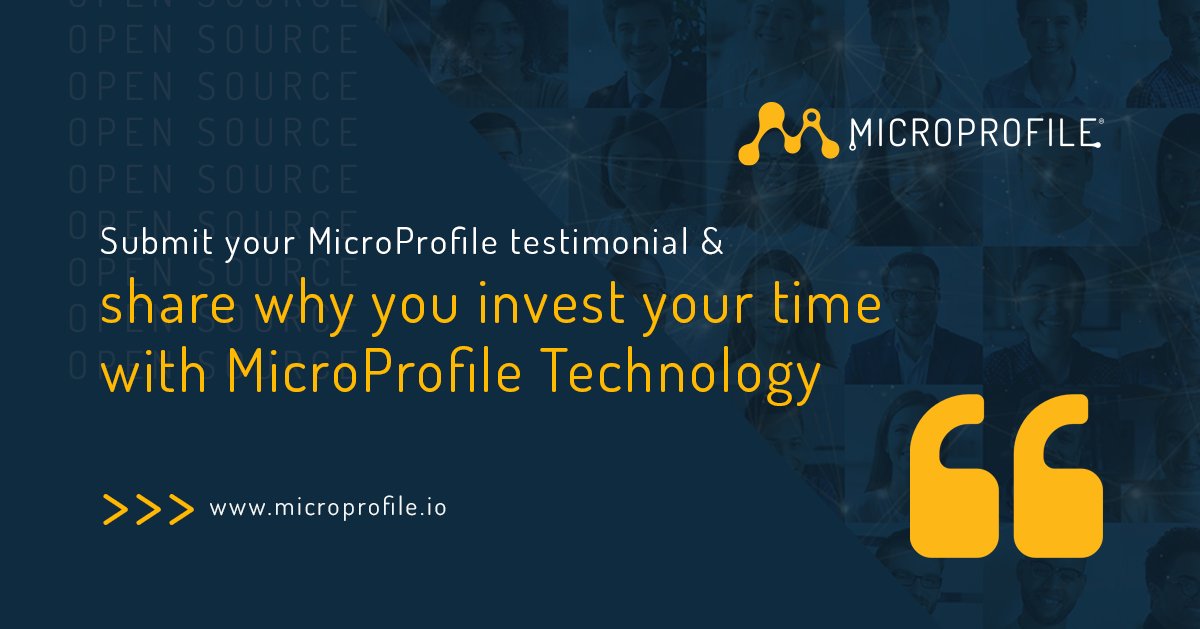 MicroProfileIO's tweet photo. #WordOnTheStreet: Submit your #MicroProfile testimonial & share why you invest in developing & using the #MicroProfileTechnology.
📢 https://t.co/FKEyLKyj2j
#ByCommunityForCommunity #SharingIsCaring #OpenSource https://t.co/4RFFMd9mfH