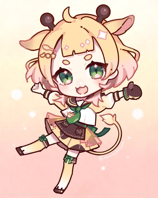 ばーちゃるパン屋さんで働くキリンの子🦒🍞桐谷こむぎちゃん
#むーじあむ 