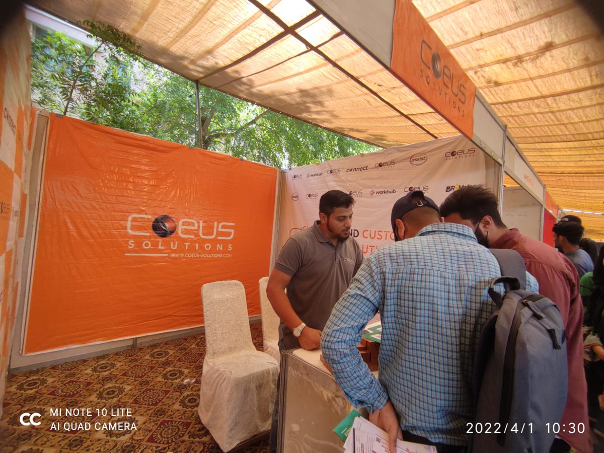 CoeusSolutions's tweet photo. Alhamdulilah! Successfully completed one more job fair.

Have a look at some images of our UET job fair 2022. Students asked about @CoeusSolutions and our hiring process. Thank you to the @UET_official  for providing the opportunity.

#CoeusSolutions #UET #Lahore #JobFair https://t.co/tIKmKU4L7M