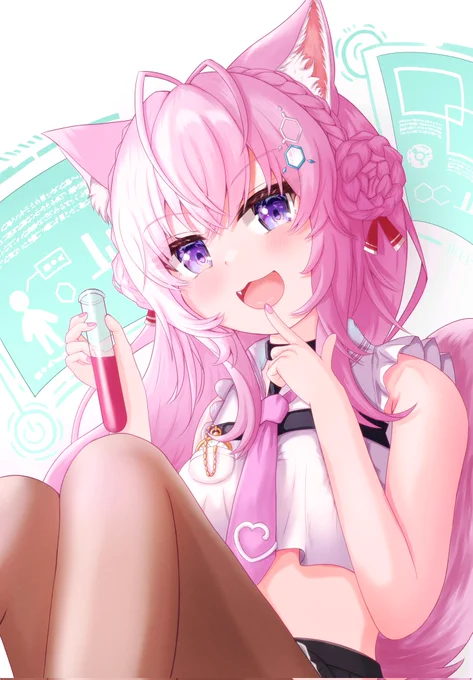こよと実験しちゃう?
差分は⬇に!
 #こよりすけっち 