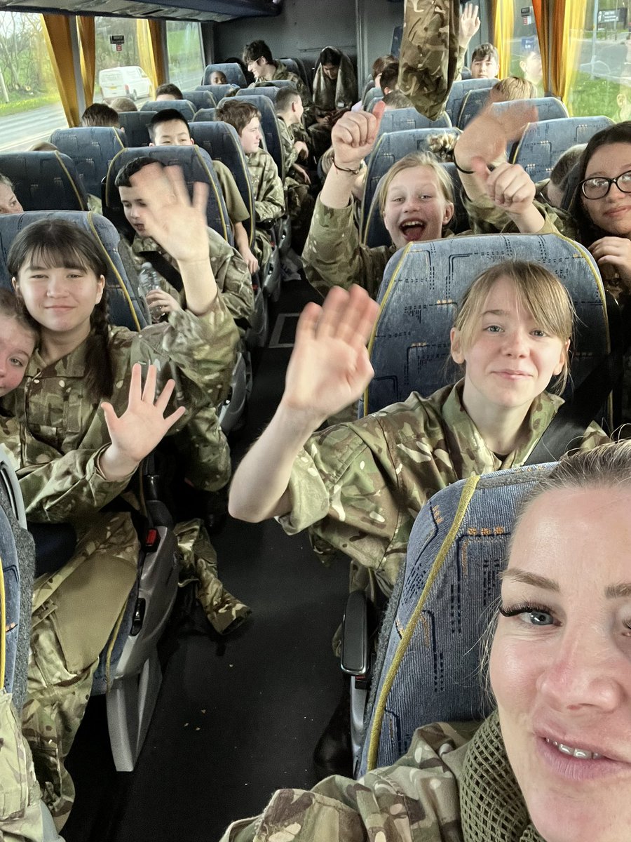 And we’re off to Raster camp. 56 cadets to look after for a week. 👍🏻👍🏻