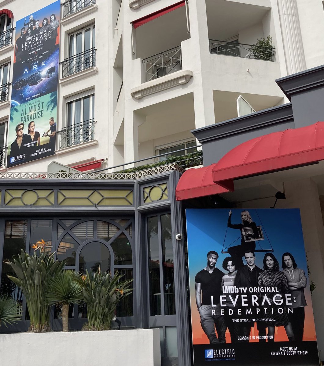 Dean_Devlin's tweet photo. The Electric Distribution team has hit MIPTV in Cannes!! #ElectricEnt https://t.co/QZOC7eE9kE