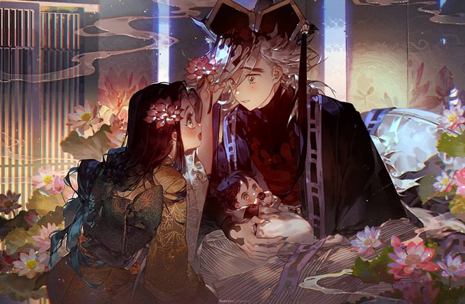 童琴 #鬼滅の刃 」|河CYのイラスト