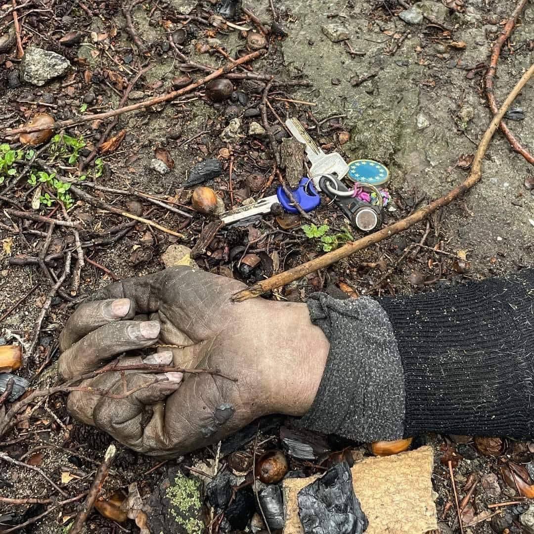 Look at her key chain.Symbolically this Ukrainian woman like vast majority of Ukrainians treasured European values. Until one day a Russian soldier came to Ukraine,which she considered a European country, &amp; killed her, possibly having tortured &amp; raped. Yes. This is Europe. 2022.