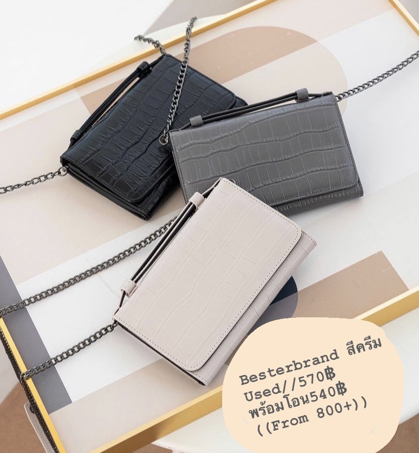 usedd365's tweet photo. Used/Besterbrand 🤍
Bag
Prics: 570
~~~~~~~~~~~~
Dmมาดูรูปเพิ่มเติมได้เลยใหม่มากๆ:)

#ส่งต่อเสื้อผ้ามือสอง #ส่งต่อกระเป๋ามือสอง #กระเป๋าสตางค์ #กระเป๋ามือสองสภาพดี https://t.co/Bsyu4bwQSI
