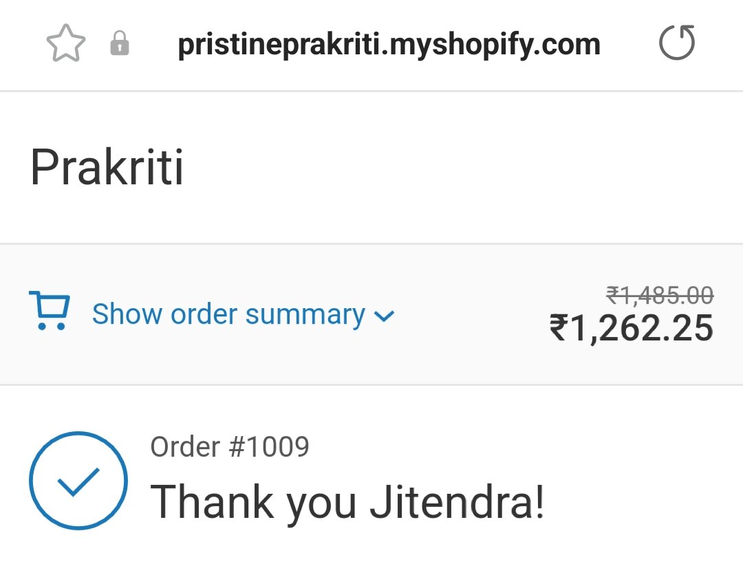 jitendravyas's tweet photo. @chinchang457 @parth_codes Congrats on the launch on online shopping portal @paragthefarmer. An order is placed. https://t.co/Mr7PjQrDZv