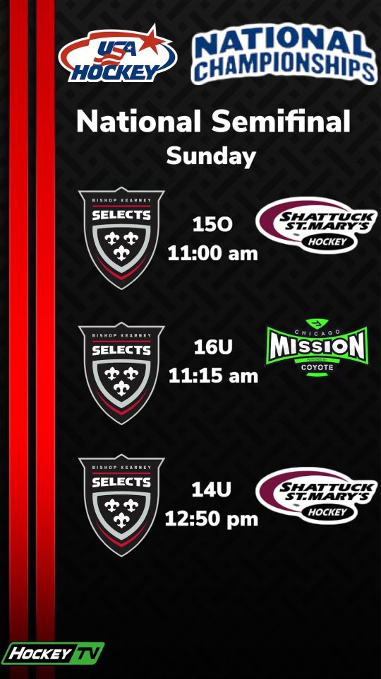 BKSelectsboys's tweet photo. Sunday at the @usahockey Nationals 🇺🇸🇺🇸🇺🇸 #bksnattys22 https://t.co/jTinA0wcbM