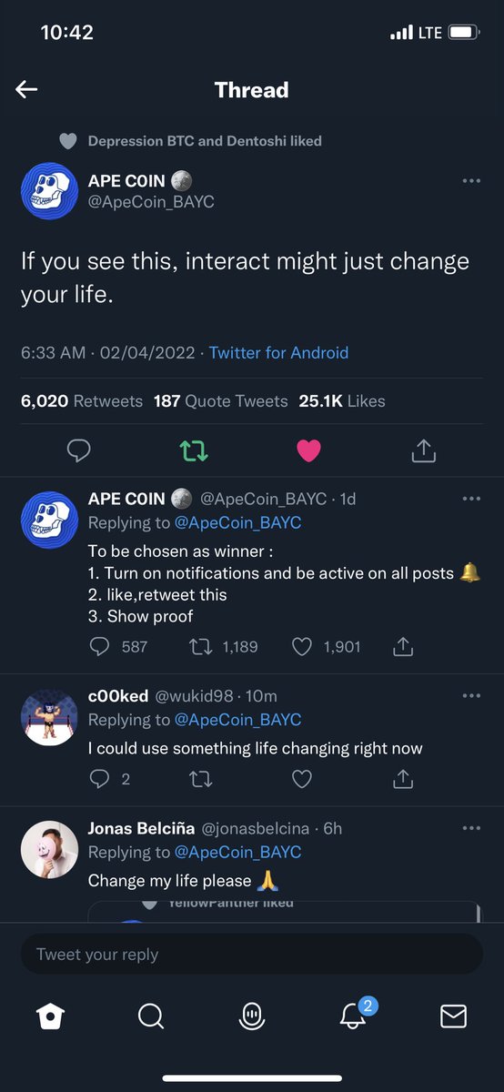 HasanAwans's tweet photo. @ApeCoin_BAYC ❤️🚀 https://t.co/Ow7qkXvlDj