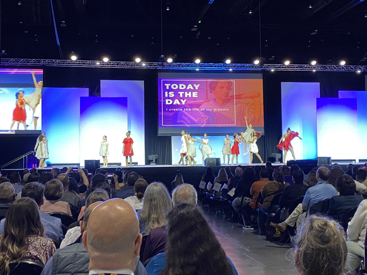 Aldine ISD from TX performingv @ #NSBA2022 as outgoing NSBA President Viola Garcia showcases her district. Super proud moment for TX! #swisd #southweststrong