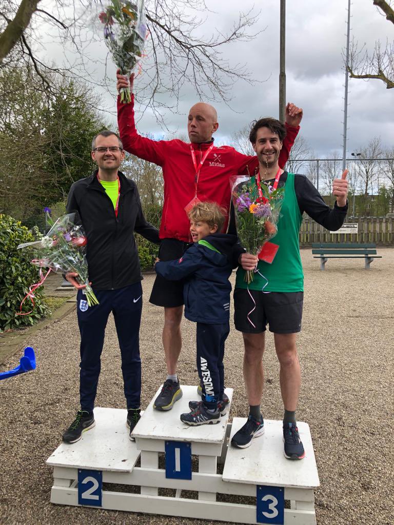 Podium vandaag bij de Braassemloop in Roelofarendsveen. Prima tevreden met de halve marathon in 1u20. <a href="/Voorschoten97/">Voorschoten'97</a>