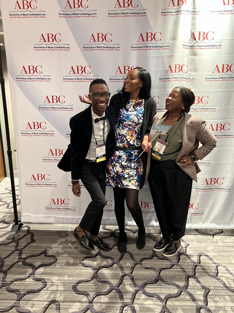 So much diversity, representation and Hopkins pride at #ACC22 and #ABCreception <a href="/ACCinTouch/">American College of Cardiology</a> <a href="/ABCardio1/">Association of Black Cardiologists</a> <a href="/hopkinsheart/">Johns Hopkins Cardiology</a> <a href="/aarti693/">Aarti M Thakkar</a> <a href="/trentjohnsonjr/">Trent Johnson, MD</a>