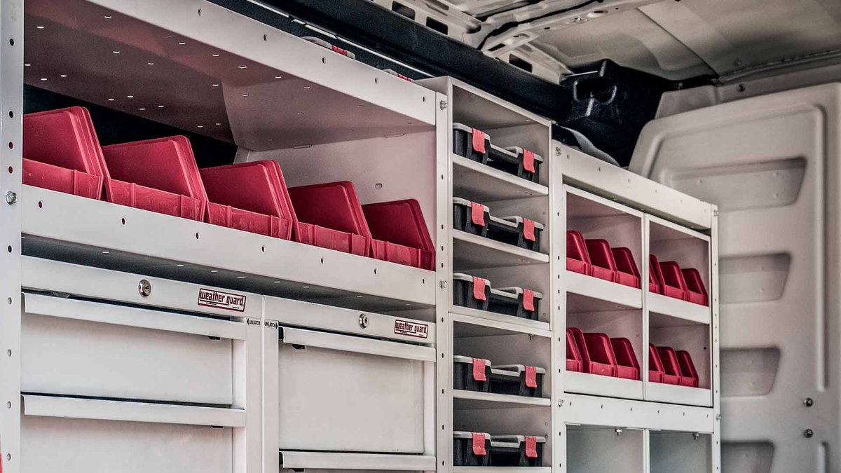 weather_guard's tweet photo. #WEATHERGUARD is more than just truck boxes. We also offer a wide variety of #VanStorage Solutions for professional #workvans! View our full lineup here:
https://t.co/UpDdrg9gwK https://t.co/mHe1s3Grse