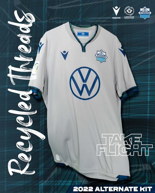 HFXWanderersFC's tweet photo. 💎 The Halifax Wanderers Alternate Jersey is here! 👏 

With a naval grey base + colours inspired by Nova Scotia Tartan for the trim and numbers, our latest uniform connects the team to their home.

Get yours: https://t.co/krLWIjDVaU 

#TogetherFromAways #COYW https://t.co/XcgMrT8iEi