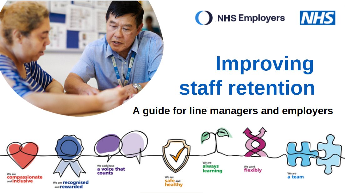 teamCNO_'s tweet photo. Support #OurNHSPeople to stay and stay well in the NHS with this updated retention guide from @people_nhs and @NHSEmployers including new chapters for those in the early and late stages of their career.  Take a look #teamCNO👉 https://t.co/bdRuBudGOv https://t.co/QiyaqnPTME