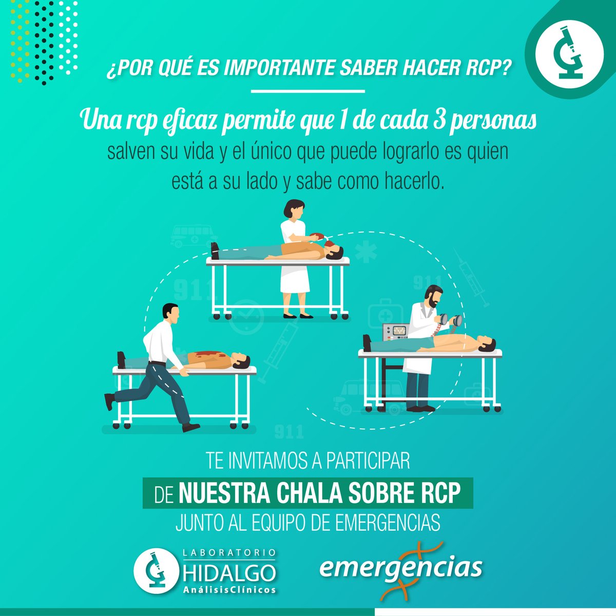 LabHidalgo's tweet image. ¿Por qué es importante saber hacer RCP? 🙌💚

No te pierdas las charlas gratuitas que brindamos mensualmente junto a Emergencias. Inscripción online en laboratoriohidalgo.com

#ComunidadHidalgo #RCP #Emergencias #Prevención
