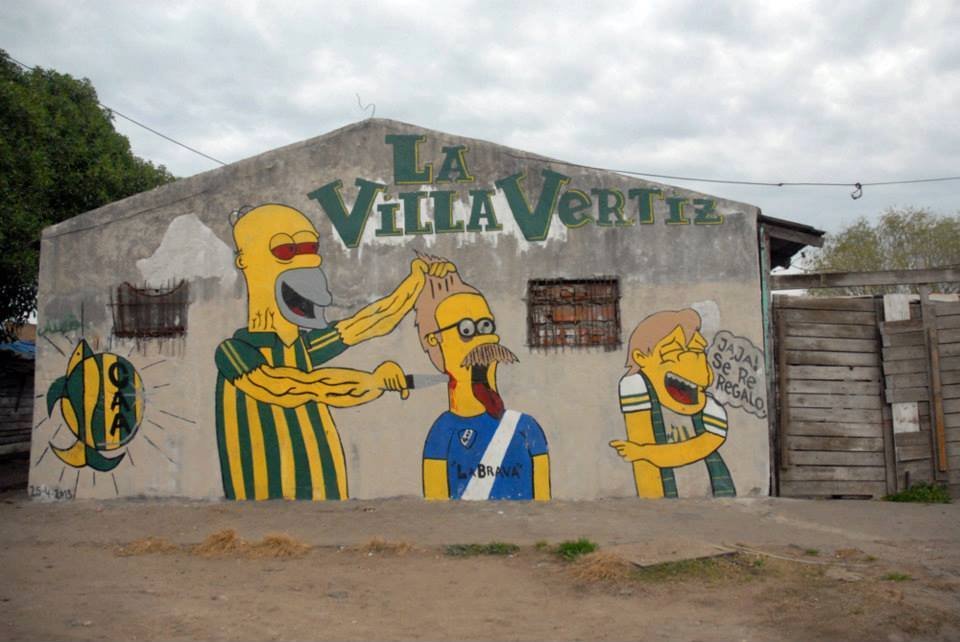 CapdeRaw's tweet image. Bro if you could only see the savagery of the Simpsons murals in Argentina 💀💀💀