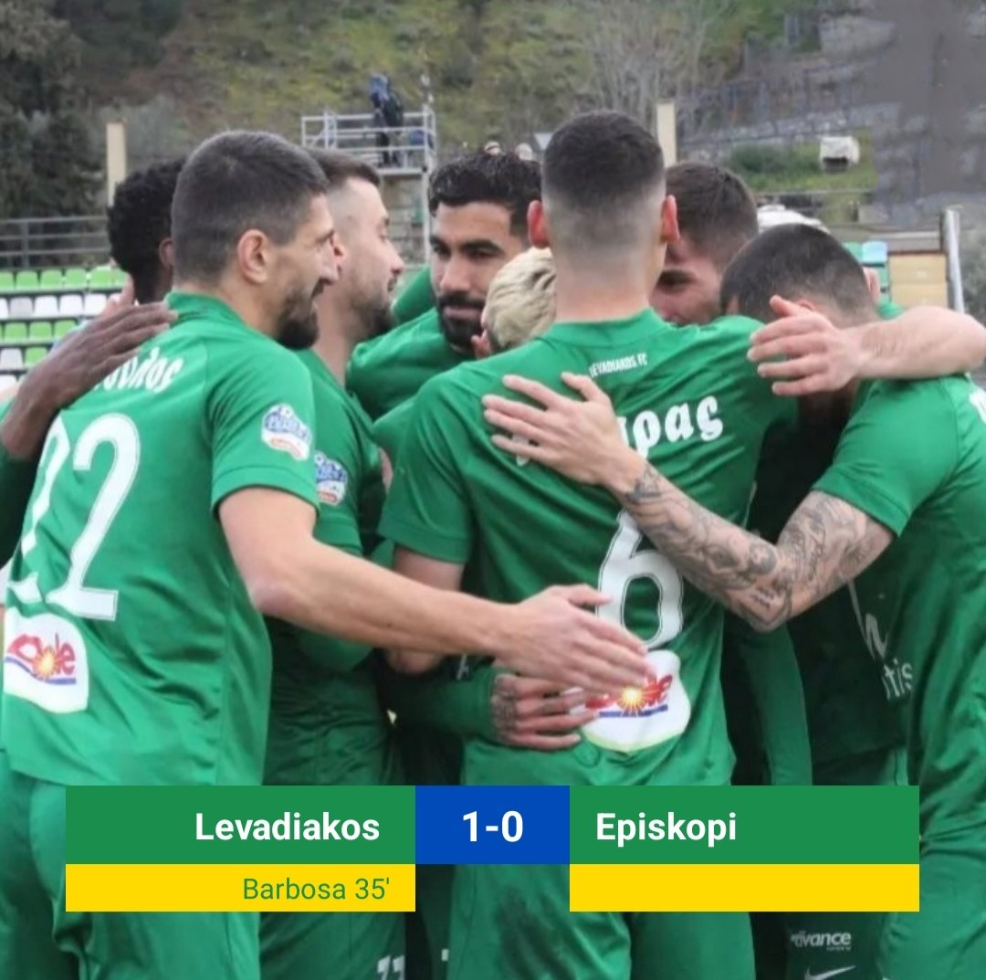 LevadiakosS's tweet photo. #levadiakos vs. #episkopi 1-0 35' #barbosa #superleague2 https://t.co/sDfrAZ0V6T