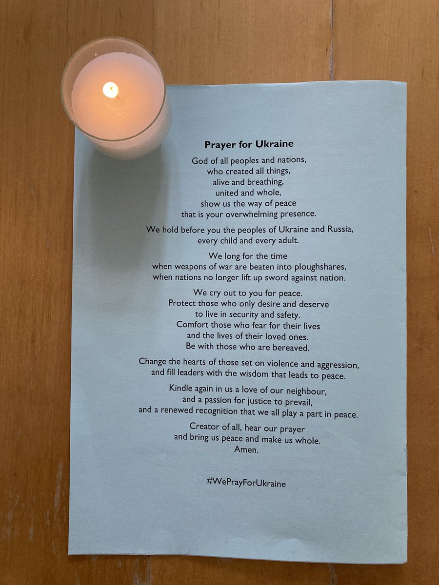 dubarryphysio's tweet photo. We said this together in St Bartholomew’s and All Saints church this morning. Please take a moment to say this prayer too. https://t.co/PC06ko2QBO