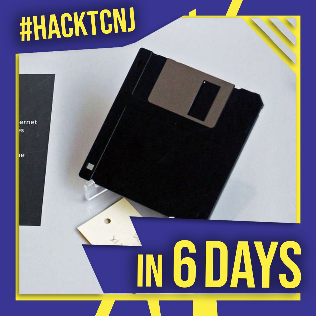 Hey hackers! HackTCNJ is 6 days away, so remember to register at hacktcnj.com! 

Did you know that the Morris Worm, one of the earliest widespread internet viruses, has its source code stored within a floppy disk at the Computer History Museum? It's publicly viewable!