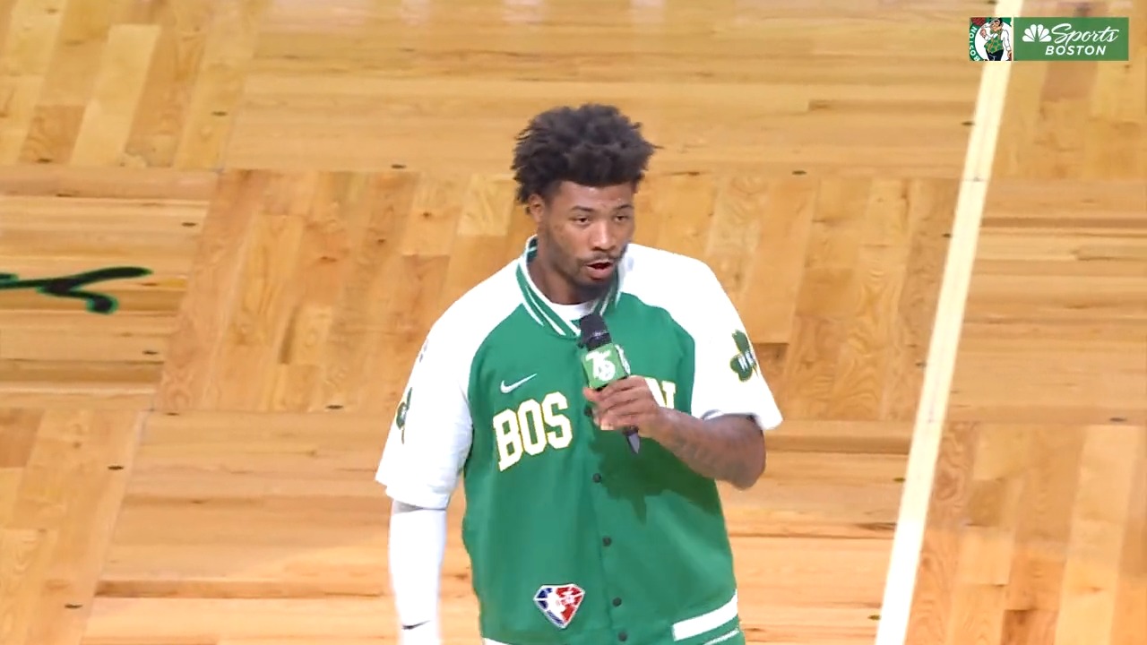 Celtics on NBC Sports Boston on Twitter "Marcus Smart has a few words