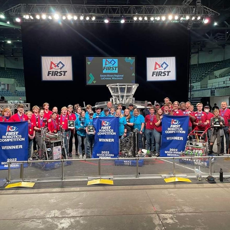 Had an amazing weekend at the Seven Rivers Regional.  Ended qualifications at 11-0 and the Alliance Captain going into the playoffs.  Thanks to our teammates for helping us win the event.
#frc #omgrobots #teamwork <a href="/FIRSTweets/">FIRST</a> <a href="/firstlikeagirl/">FIRSTLikeAGirl</a> <a href="/SOLIDWORKS/">SOLIDWORKS</a> <a href="/WisconsinFRC/">Wisconsin FRC</a> <a href="/frc7021/">TC Robotics</a>