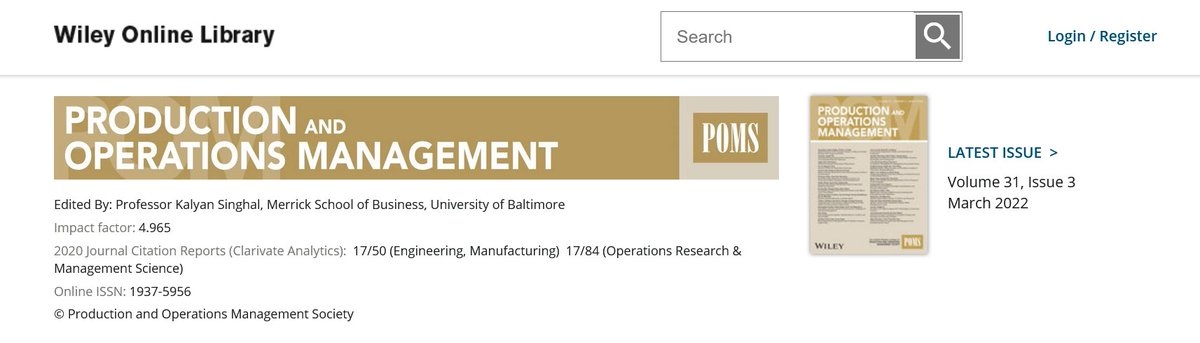 GimResearch's tweet photo. #FT50 Journal accepts @GIM_Sanquelim Profs Shikha Aggarwal & @alekh09 ’s upcoming paper "Lending Ears to Unheard Voices:An Empirical Analysis of User Generated Content on Social Media" in Production & Operations Management. GIM is dedicated to producing world-leading research.1/3 https://t.co/reNCrwKxfc