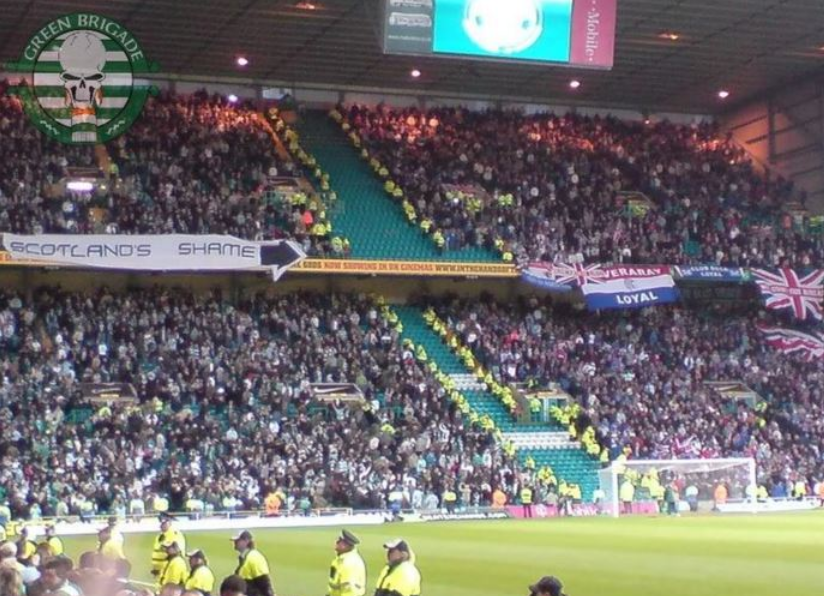 Celtic Collectibles on Twitter "Glass thrown onto Park. Missiles