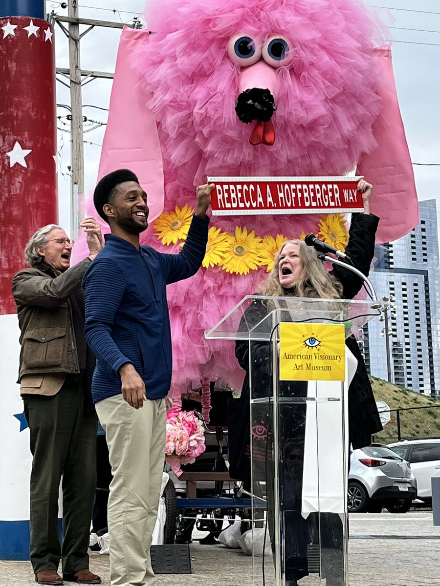 American Visionary Art Museum (@theavam) on Twitter photo Thank you Mayor Brandon Scott for being with us to salute our visionary founder - Rebecca Alban Hoffberger- and for renaming Covington Street “Rebecca A. Hoffberger Way”! <a href="/MayorBMScott/">Brandon M. Scott</a> #Baltimore <a href="/CouncilmanETC/">Eric T. Costello</a> Thank you Mayor Brandon Scott for being with us to salute our visionary founder - Rebecca Alban Hoffberger- and for renaming Covington Street “Rebecca A. Hoffberger Way”! <a href="/MayorBMScott/">Brandon M. Scott</a> #Baltimore <a href="/CouncilmanETC/">Eric T. Costello</a>