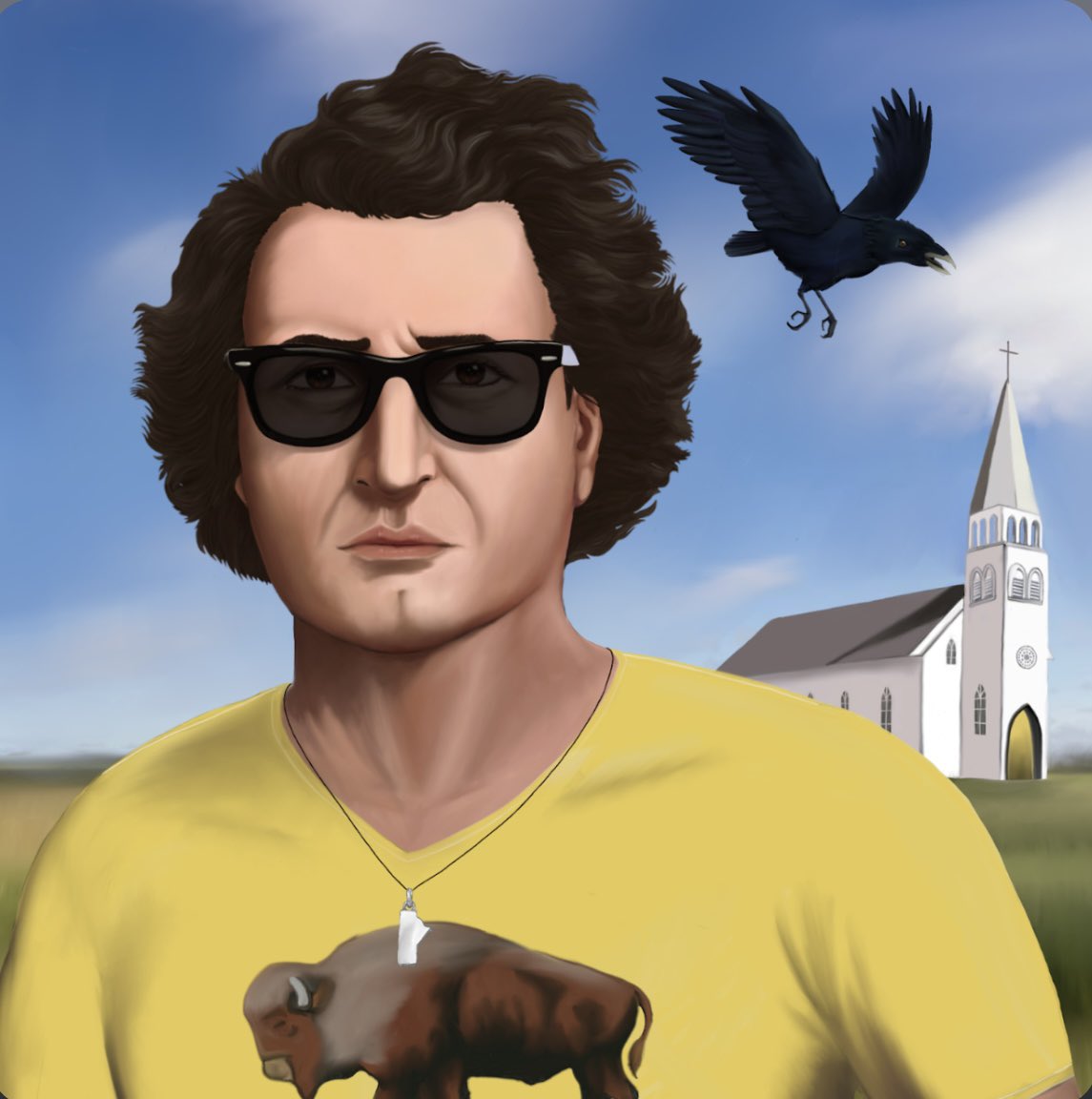 100LouisNFT's tweet photo. @eddiegangland This is one of 100 unique portraits of Metis leader and Father of Manitoba, Canada, Louis Riel. #indigenousnft https://t.co/eeij78gGqK