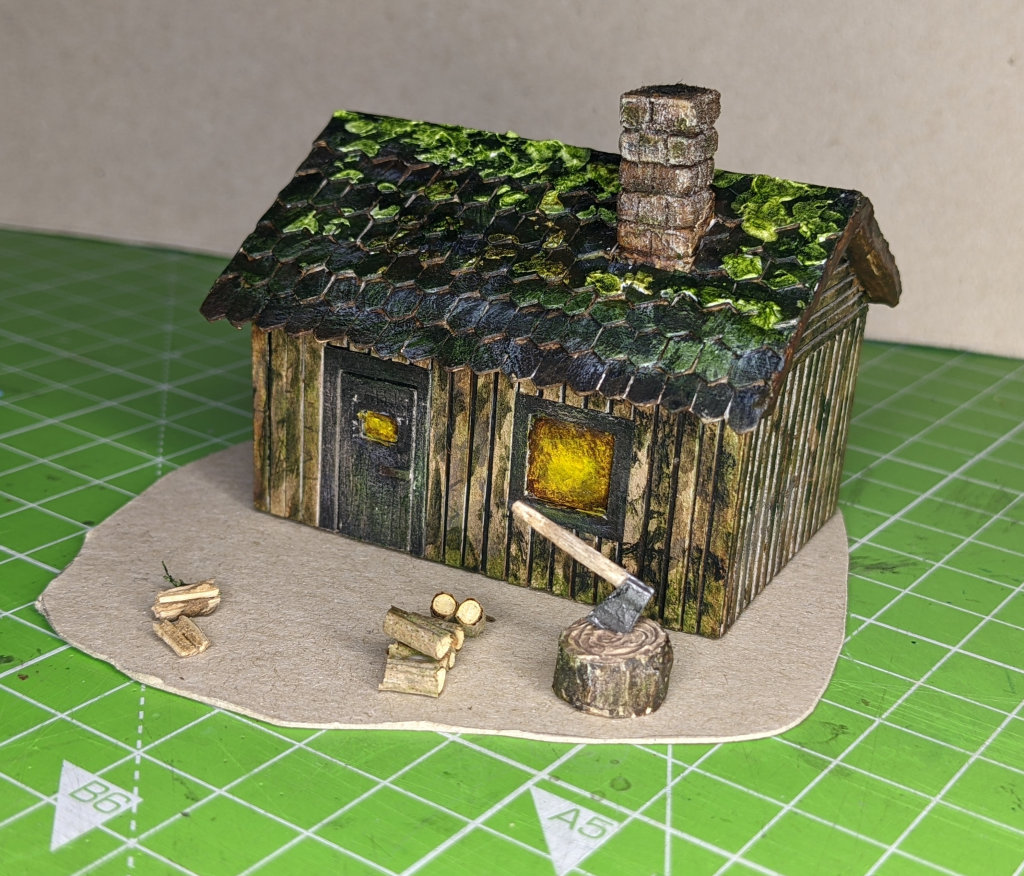 Annamoon77's tweet photo. Die Hütte an sich ist fertig. Jetzt muss noch das Drum Herum gestaltet werden. https://t.co/xxy0jLSeyI