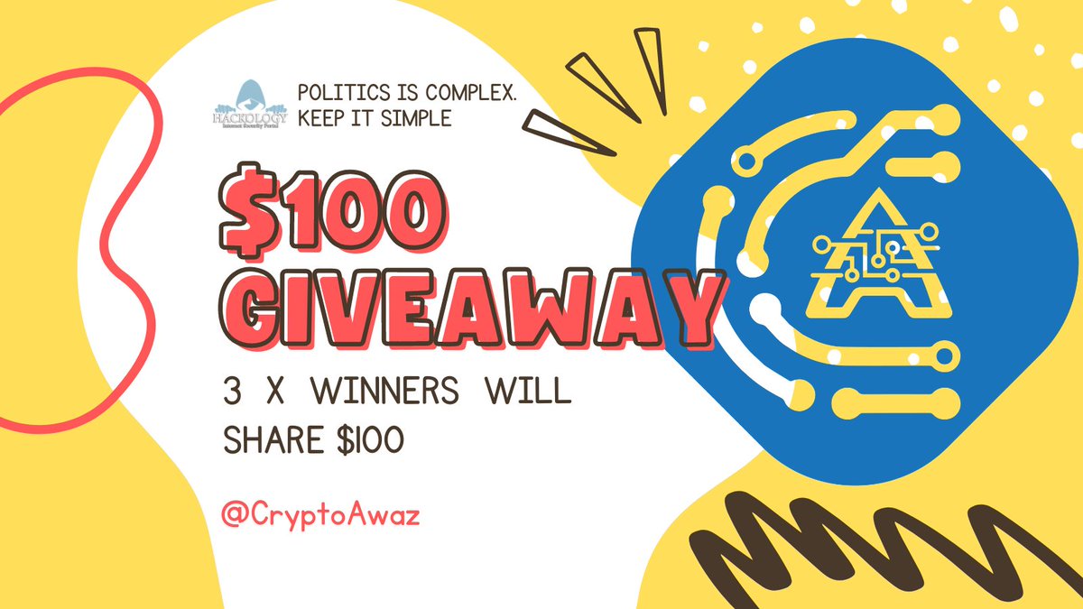CryptoAwaz's tweet photo. Politics are Intense. Let's keep it simple.

$100 Giveaway is Live 🤑💰💰

Participate :
1) Retweet and Like this Tweet
2) Follow @CryptoAwaz Twitter and Join Discord Server
3) Tag 3 x Active Twitter friends below

$100 will be shared among 3 x Winners  in 32 hours 😊

#giveaway https://t.co/iF6VKazCw4