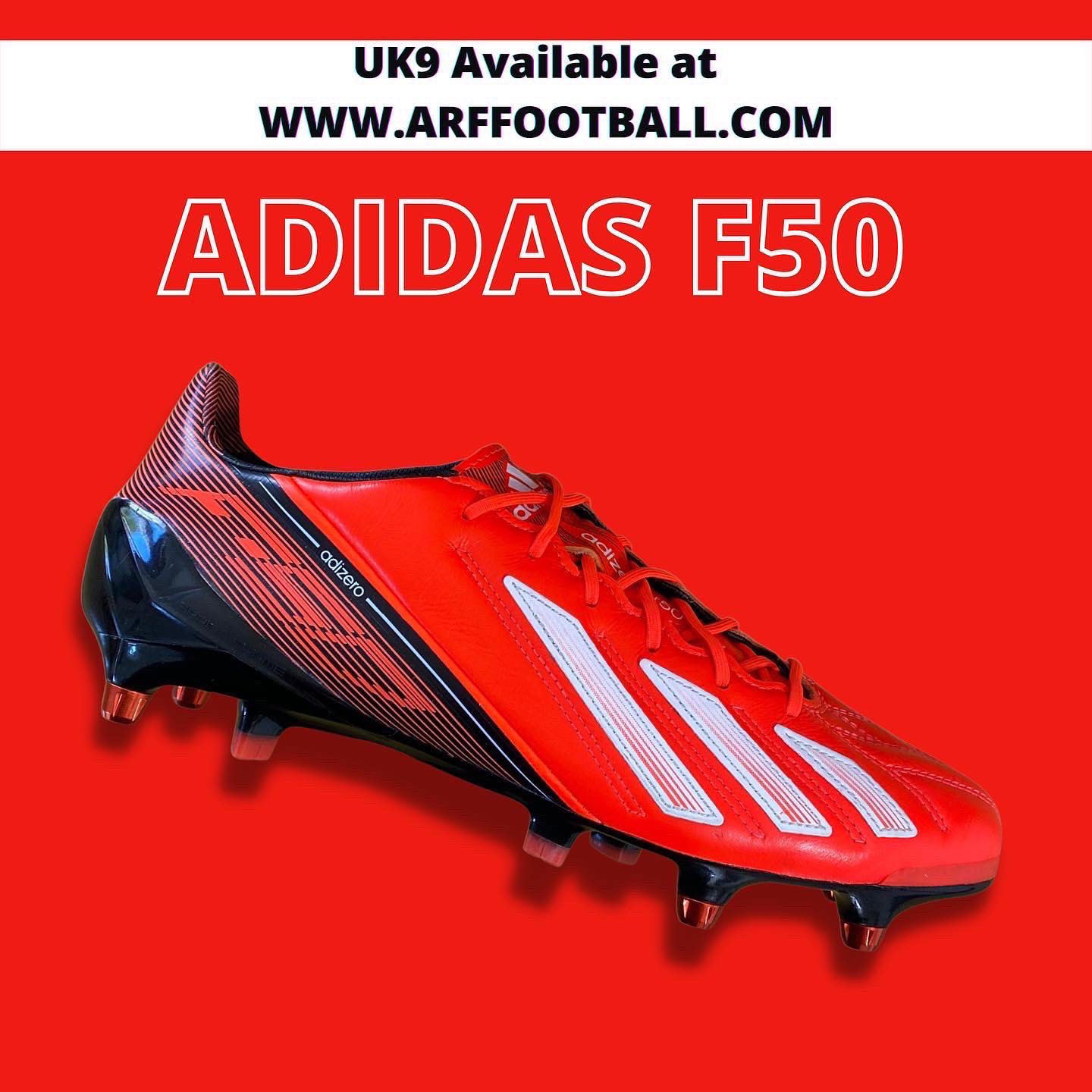 ARF Football on Twitter: "‼️ ADIDAS F50 ADIZERO SG ‼️ AVAILABLE at  @arffootball 📲 For Classic, Rare &amp; Elite football boots, check out  https://t.co/jzxPG3Dm9t 🖥 https://t.co/rRd2MHw9fA" / Twitter