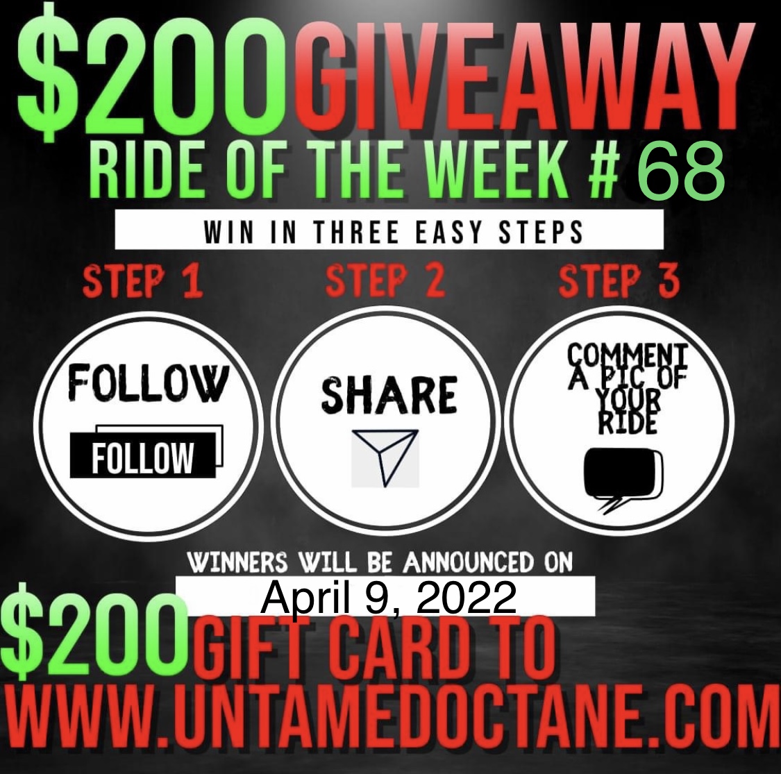 UntamedOctane's tweet photo. Ride Of The Week #68 is posted on our Facebook Page and runs until Friday! 

Find the best picture of your ride and follow the link below to our #Facebook page to enter this #free  #Giveaway 

https://t.co/gCXzZsTk6I

Check out all of your past winners at https://t.co/InqWVtNYPY https://t.co/CWM2Zkrgfs